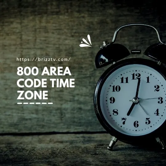 800 area code time zone