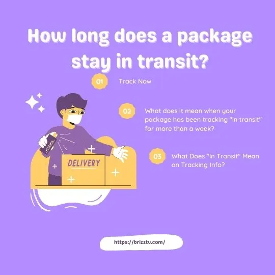 How long does a package stay in transit?